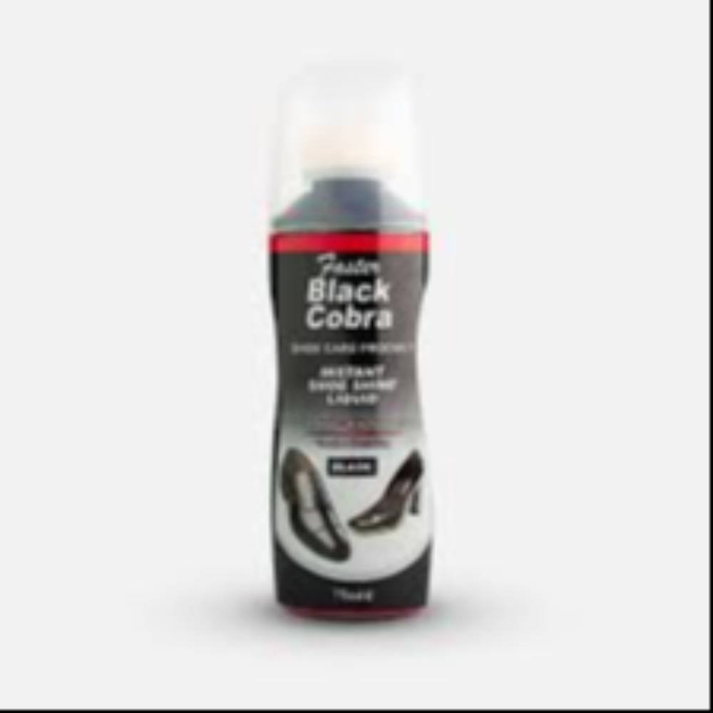 Black Cobra Instant Shoe Shine Liquid Black